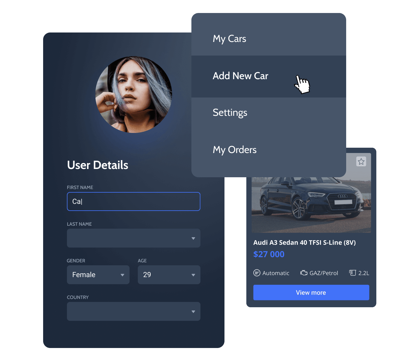Car Dealer website template by Crocoblock